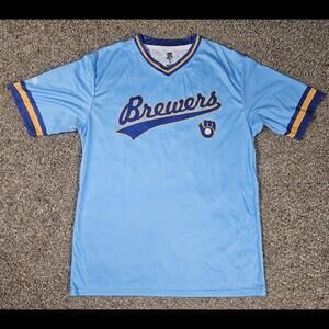 Milwaukee Brewers Cooperstown Collection STITCHES L shirt
